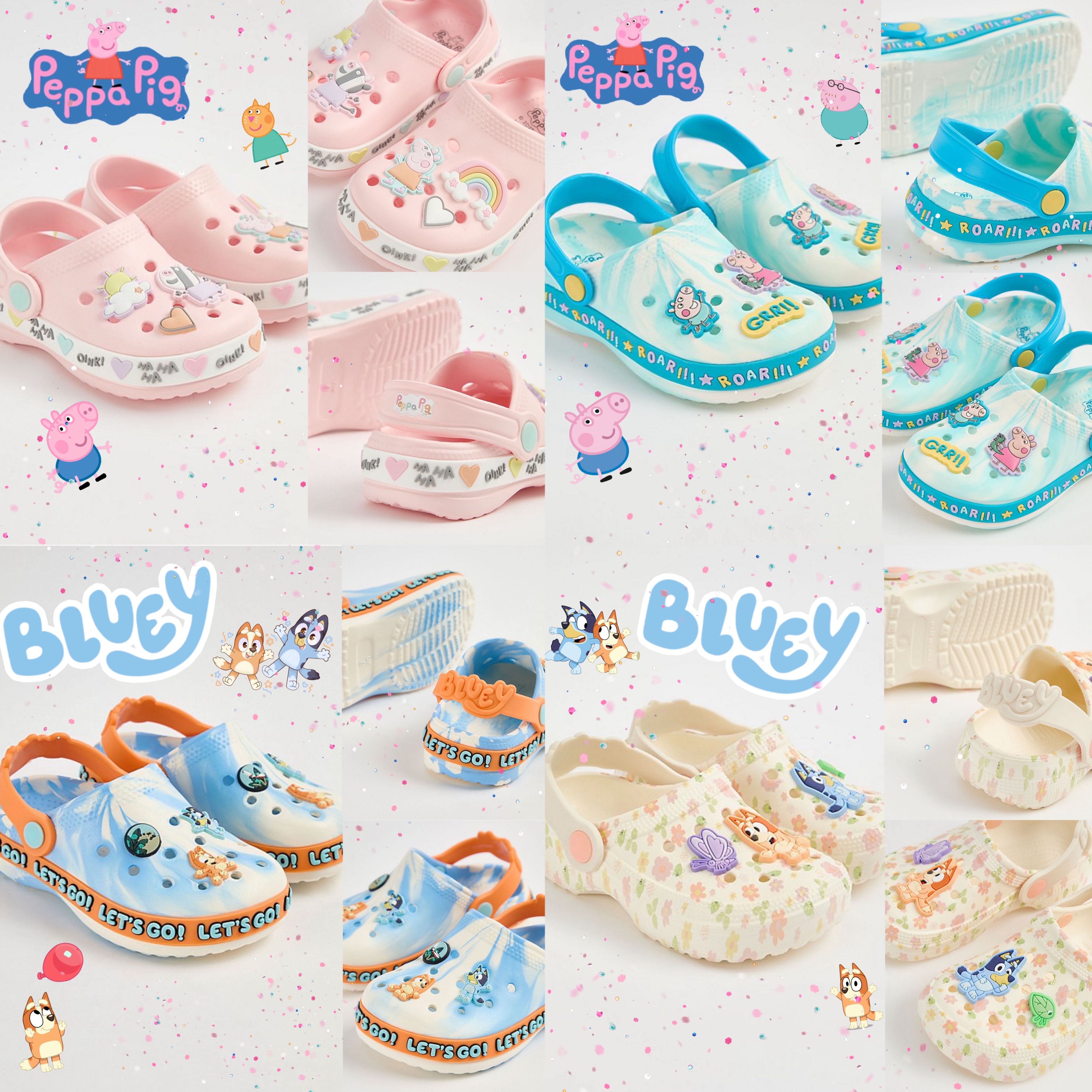 Preorder12-15วัน(ลิขสิทธิ์แท้) รองเท้าPeppaPig& Bluey / Sz UK4-UK12