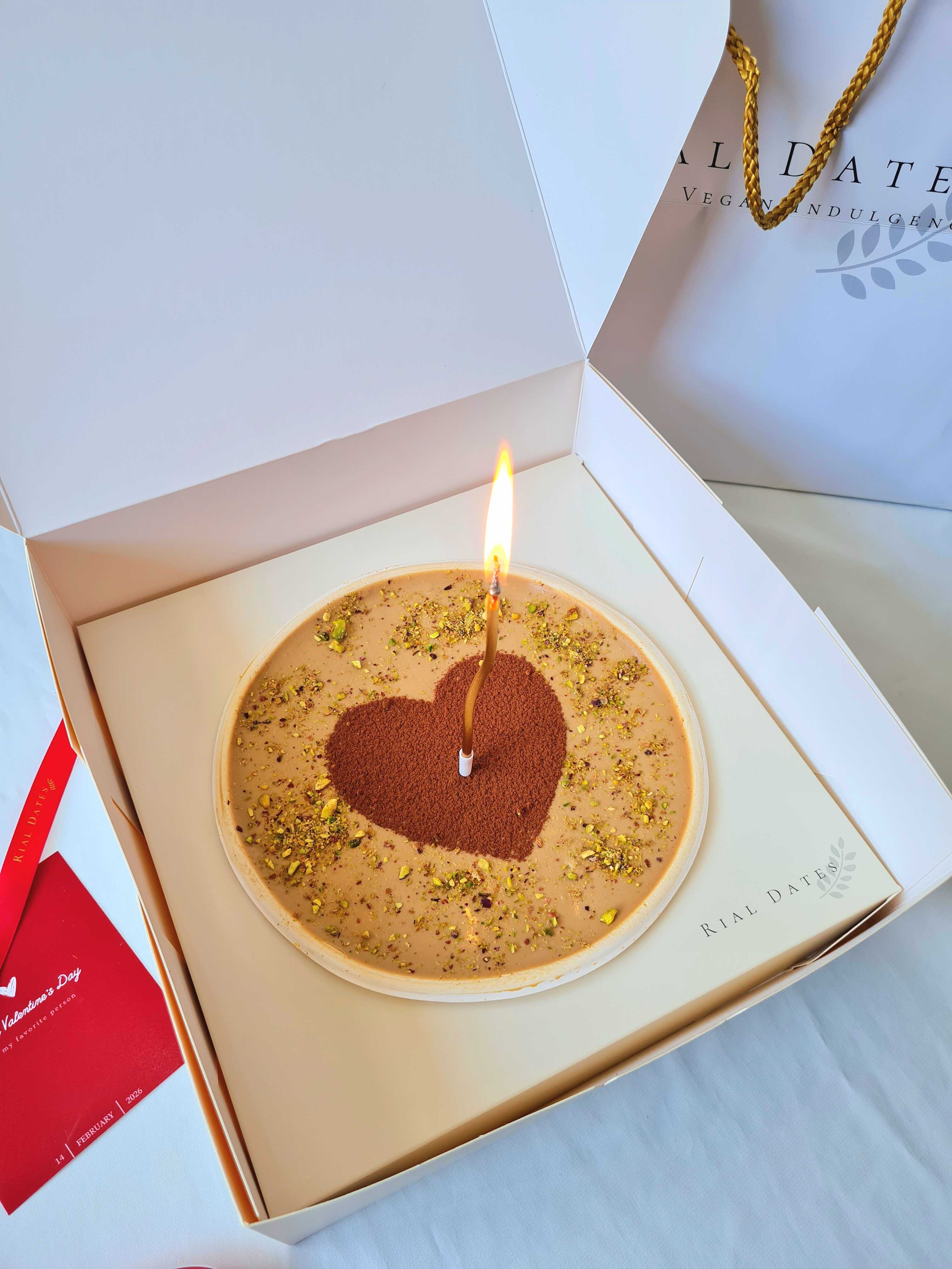 Valentine's Special ❤️ Pistachio Tiramisu Mousse Cake