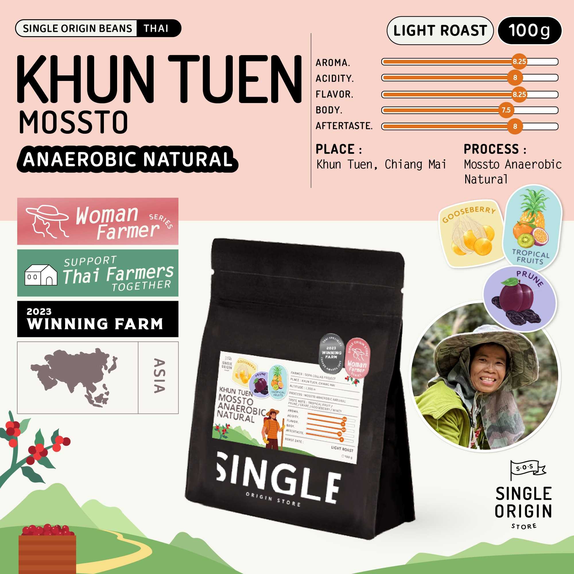 Khun Tuen- Ching Mai Mossto Anaerobic Natural