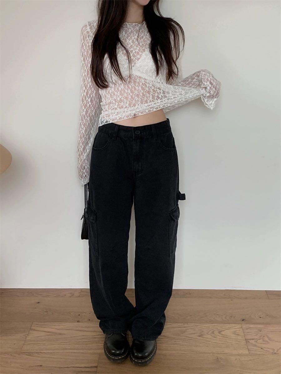 UAGO Utility Wide-Leg Pants (ป้าย Made in Korea🇰🇷) Pre-order 10-15 day