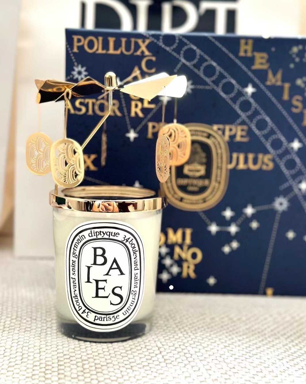 DIPTYQUE CANDLE WITH CARROUSEL LIMITED EDITION 
