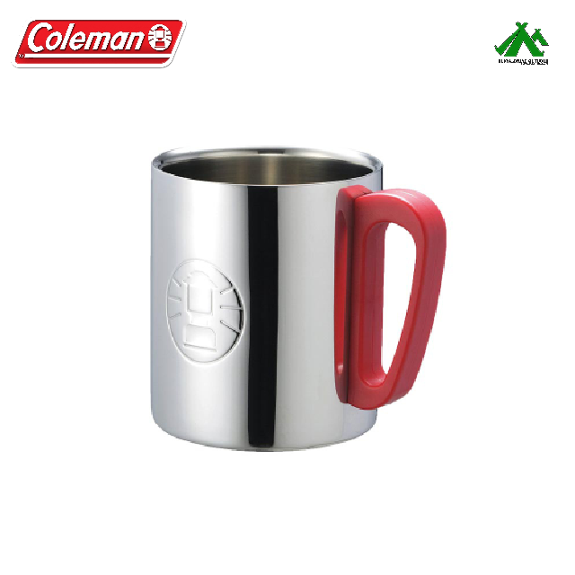 Coleman Double Stainless Mug red