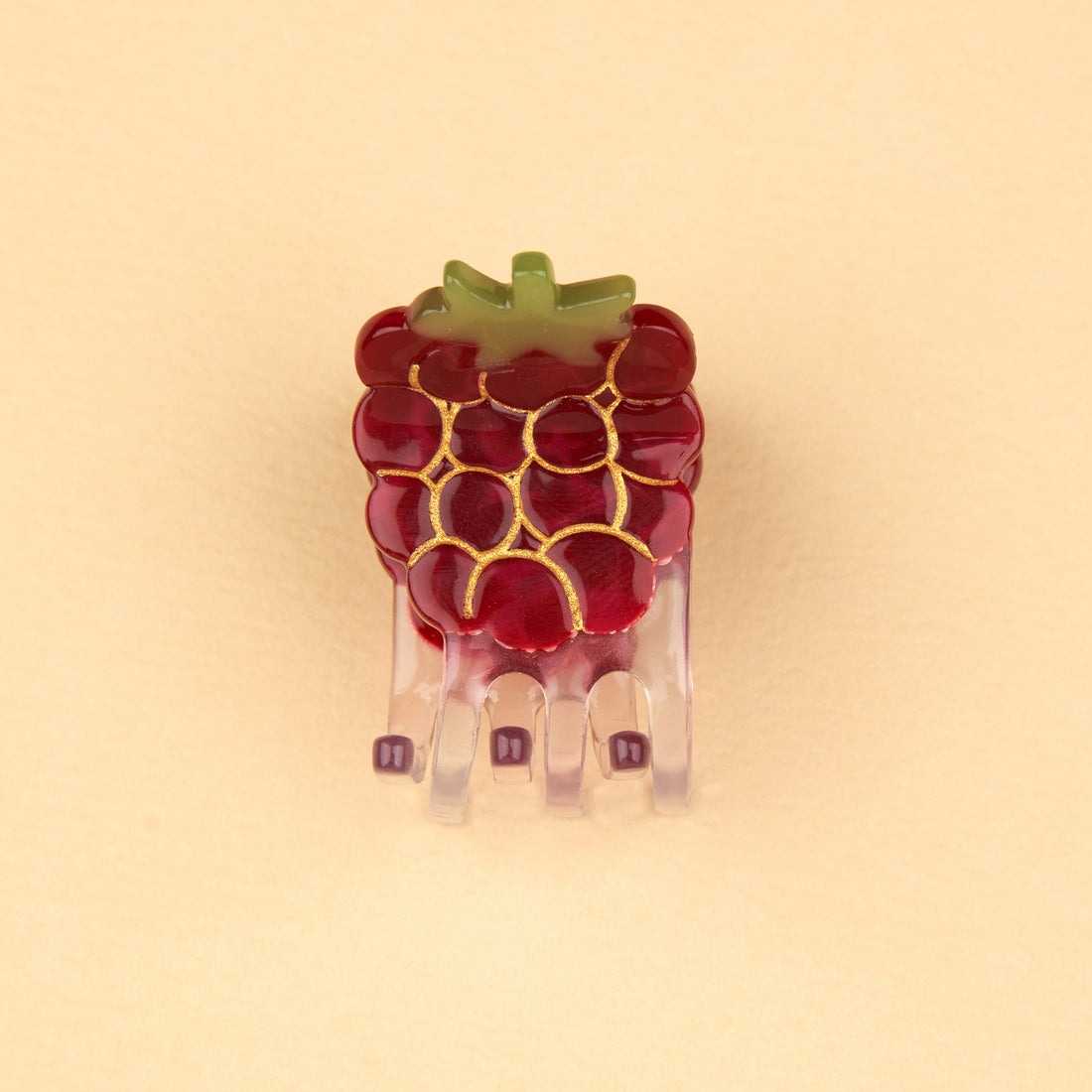 Coucou Suzette Mini Hair Claw - Raspberry
