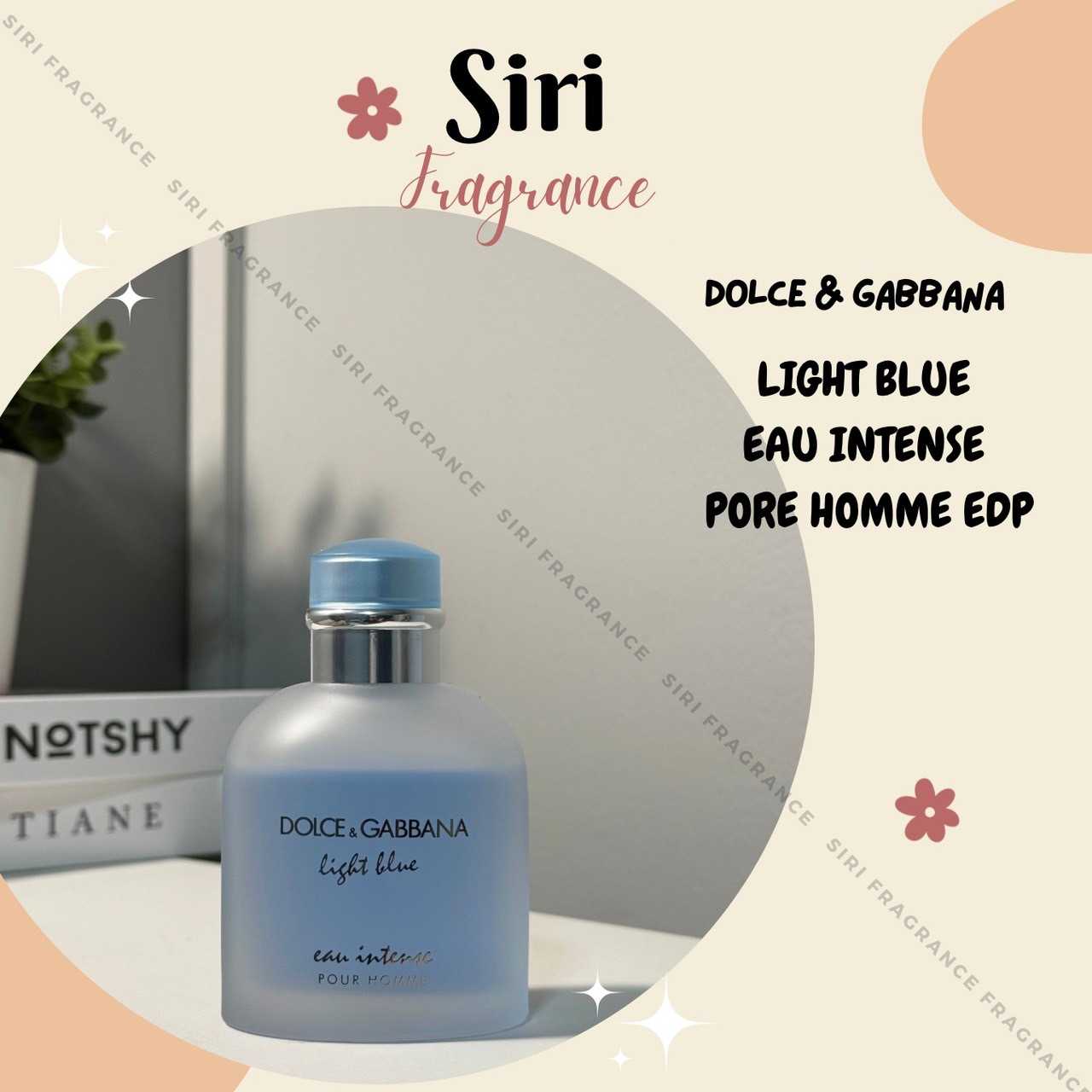 น้ำหอมแท้แบ่งขาย D&G Light Blue Eau Intense Pour Homme EDP