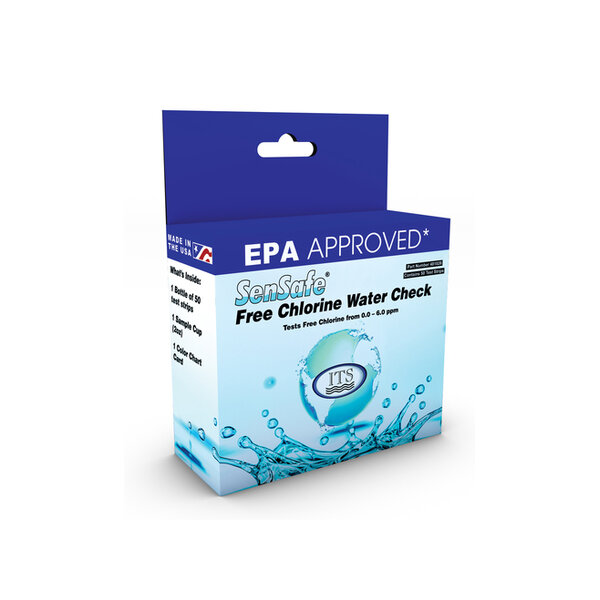 กระดาษวัดคลอรีน (0-6ppm) Free Chlorine Water Check