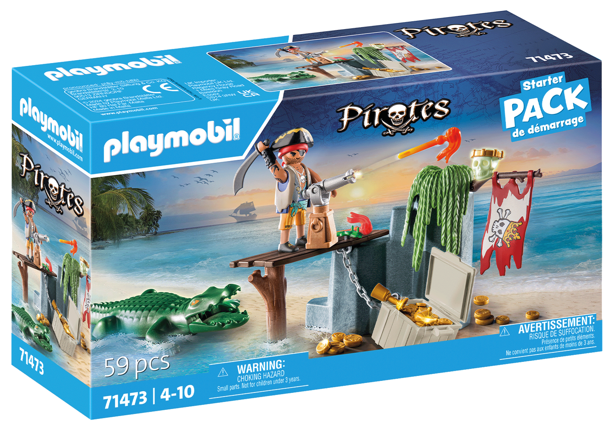 Playmobil สตาร์ทเตอร์ โจรสลัดกับจระเข้ PM-71473-24