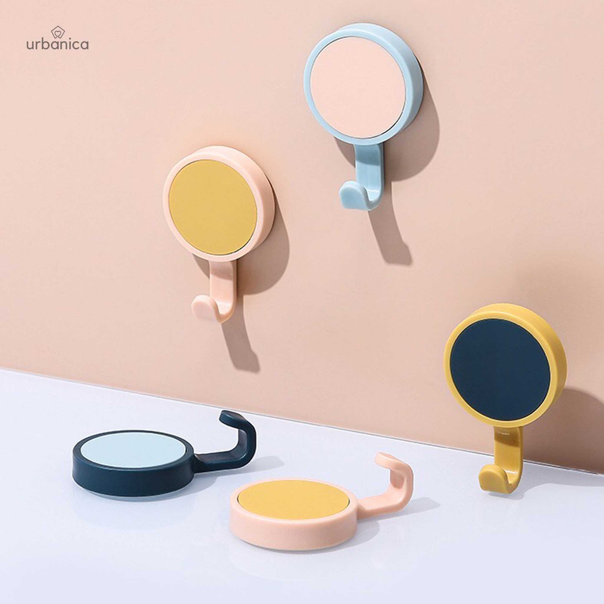 Urbanica powerful nail-free hook wall ตะขอแขวนของแบบไม่ต้องเจาะผนัง