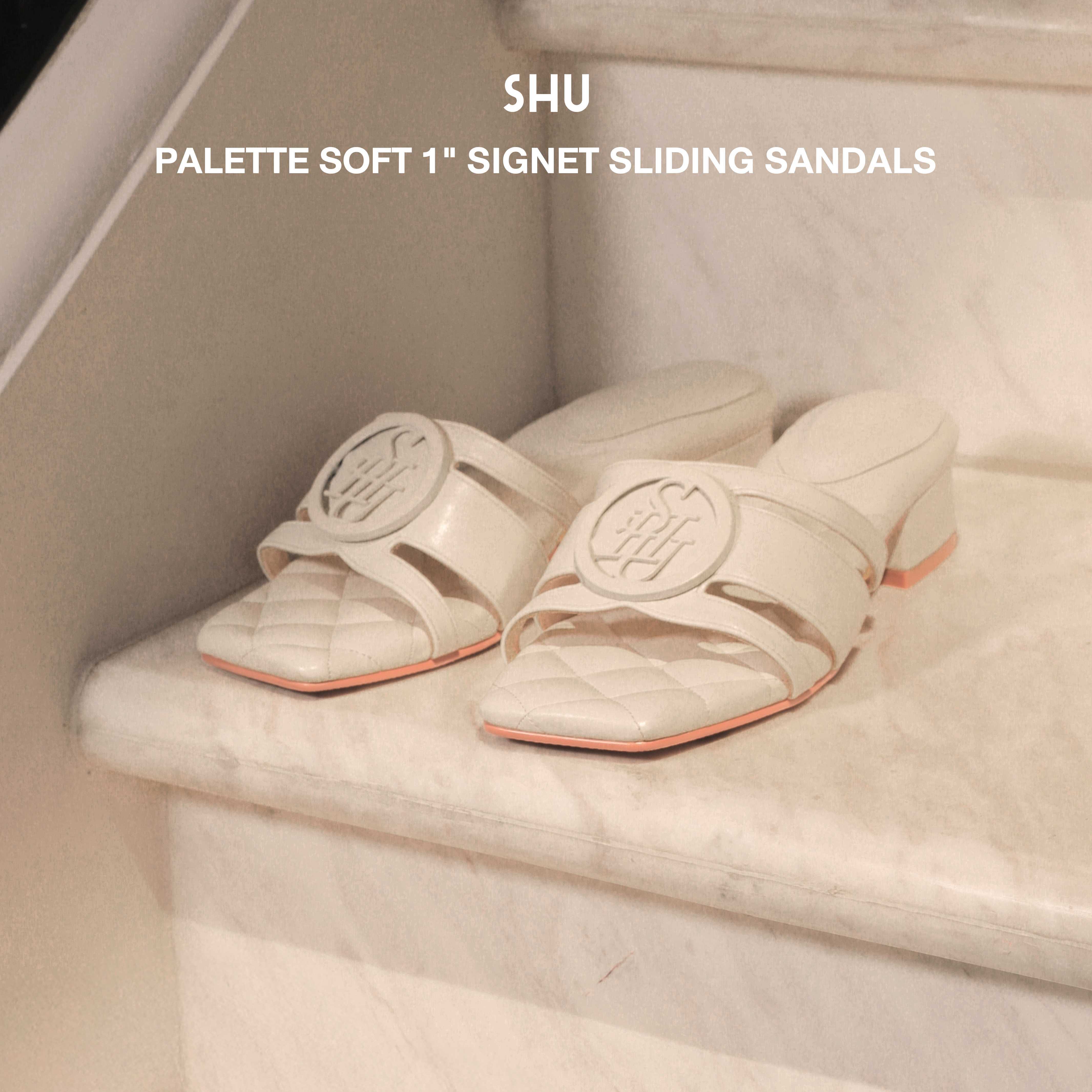SHU PALETTE SOFT 1 SIGNET SLIDING SANDALS - SWSP0279