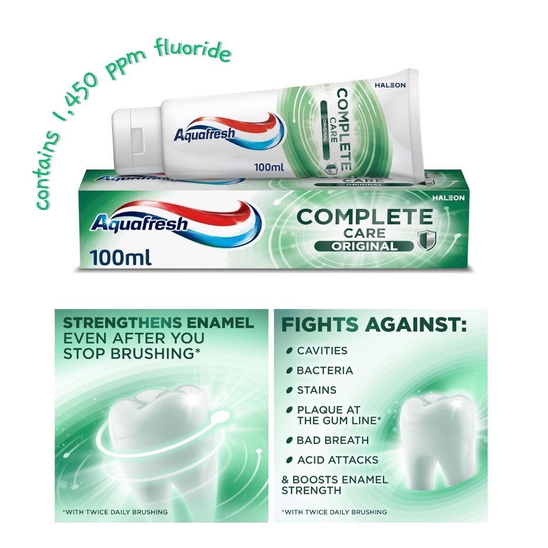 Aquafresh Complete Care Original FlourideToothpaste จากอังกฤษ พร้อมส่ง