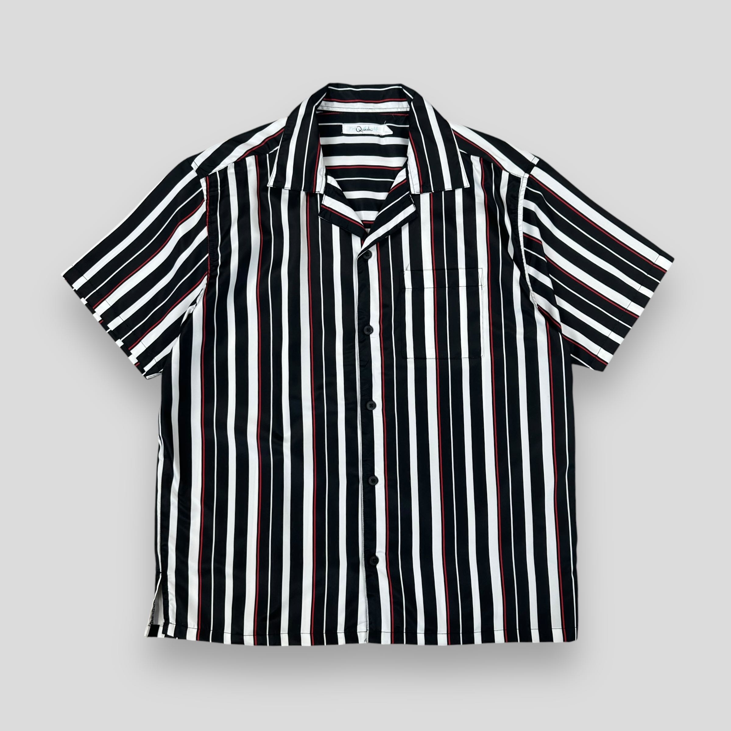 QUASH STRIPED SHORT SLEEVE POCKET SHIRT 
