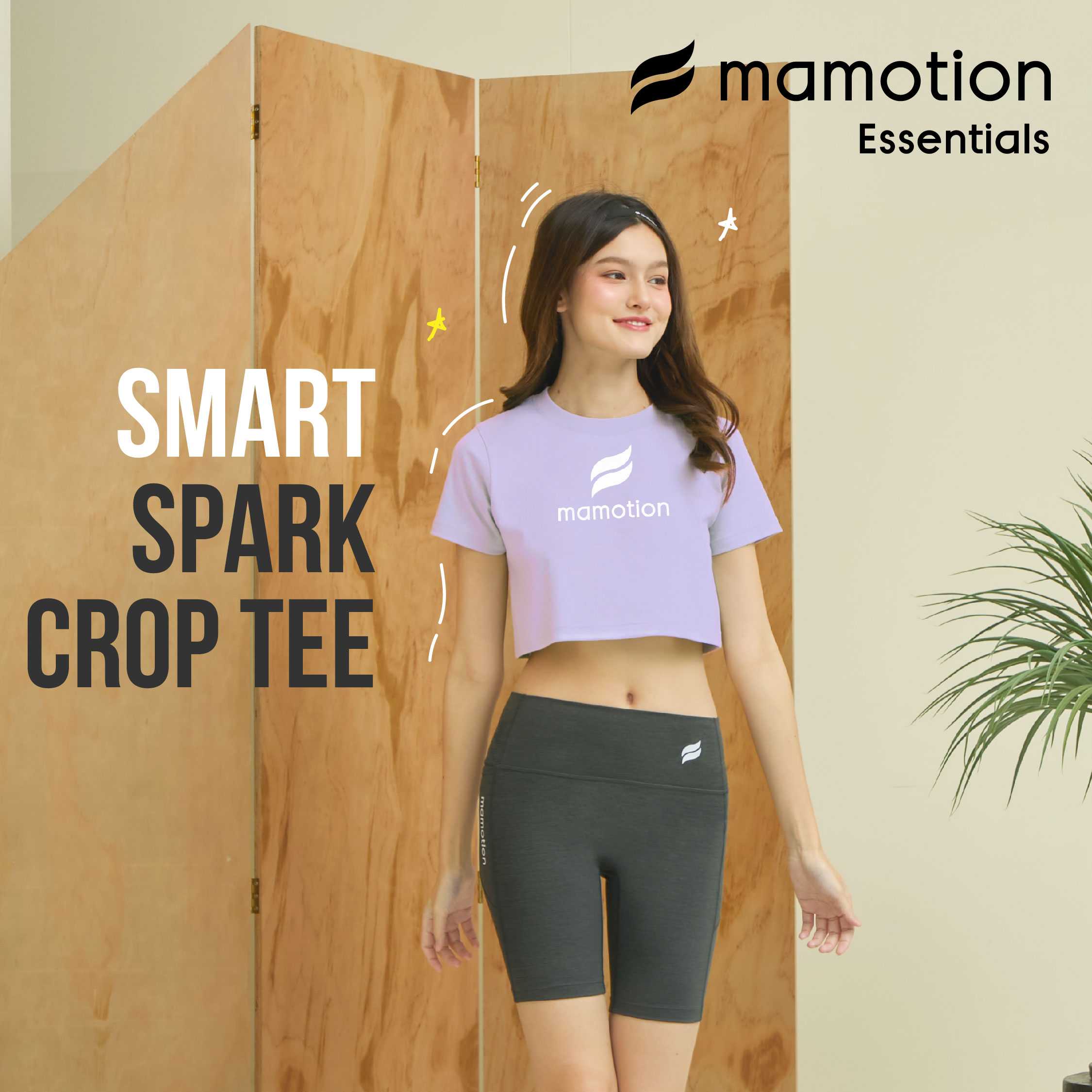 Mamotion SMART Spark Crop Tee - Mamotion® Essentials Collection