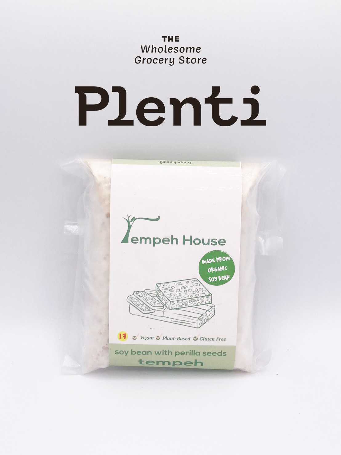 SOY BEAN With Perilla Seed Tempeh 220G (Tempeh House)