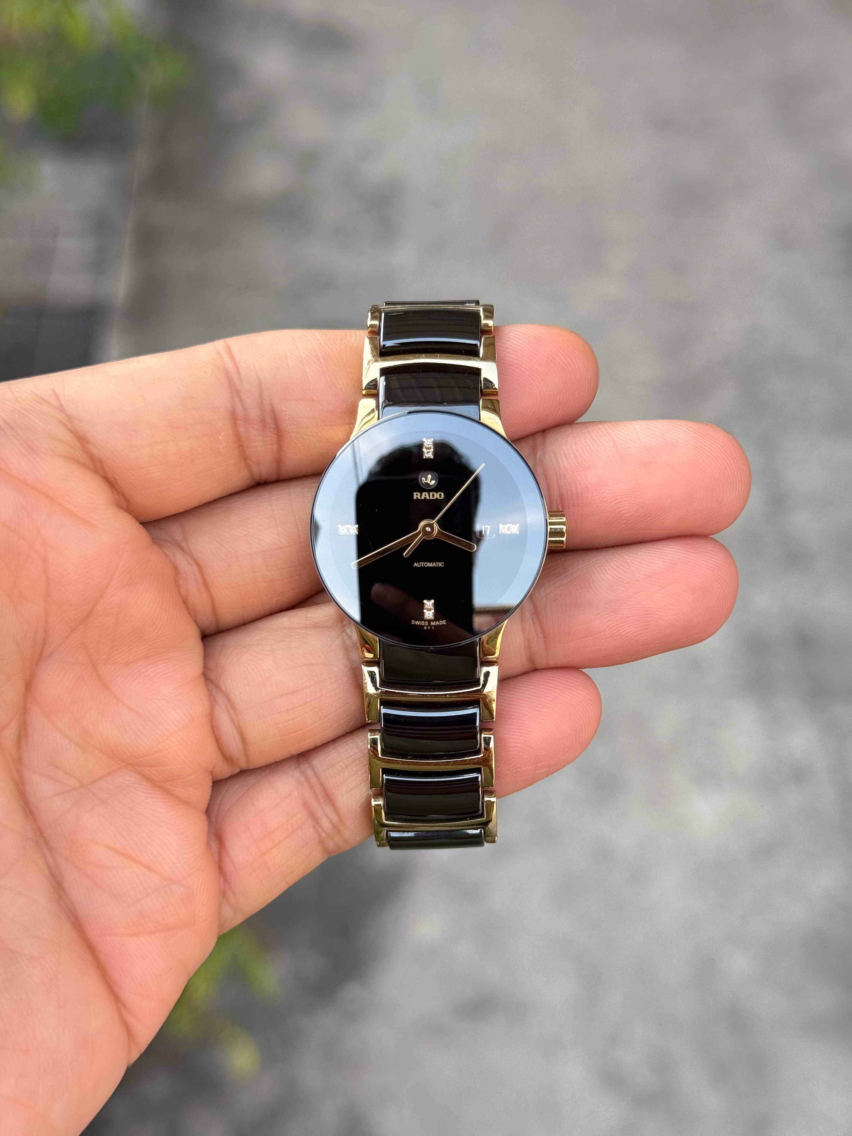 Rado Centrix Ceramic Diamond 2tone Automatic Lady Size