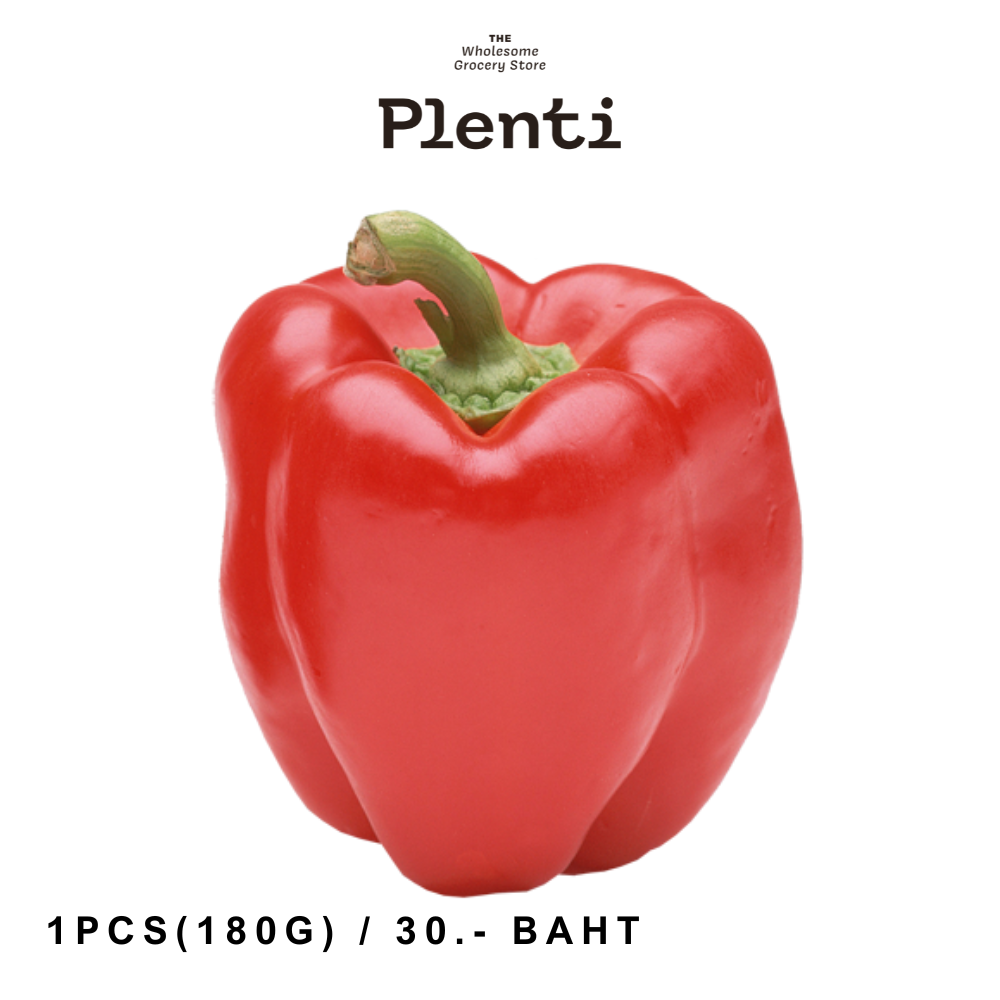 พริกหยวกแดง Red Bell Pepper (1pcs/180grams)