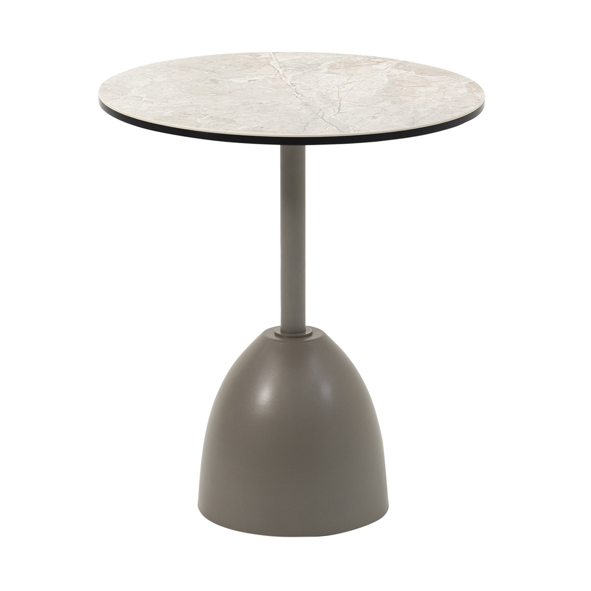 Modernform โต๊ะข้าง รุ่น ELTAR ขาน้ำตาลทอง TOP เซรามิคเทา