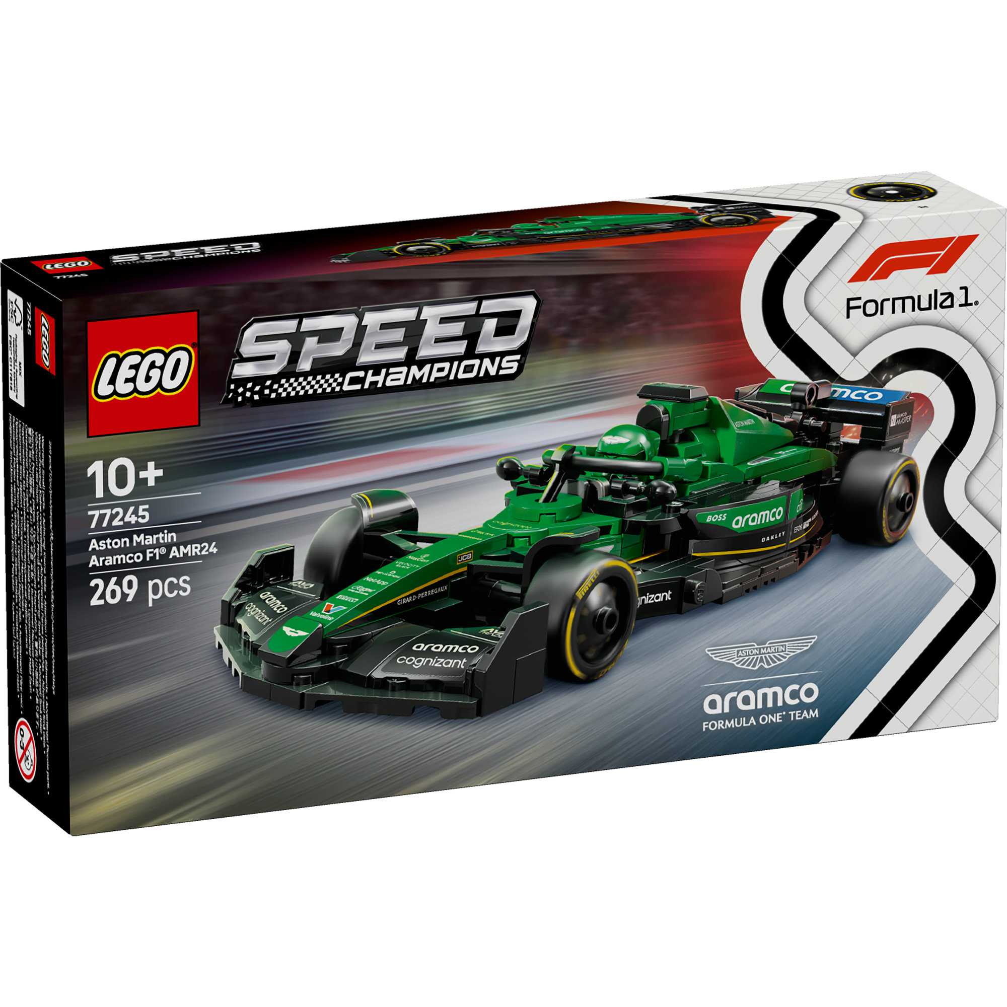 LEGO 77245 Aston Martin Aramco F1 AMR24 Race Car