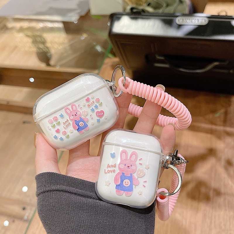 ♥ เคส Airpods : Nice and Love กระต่ายชมพู