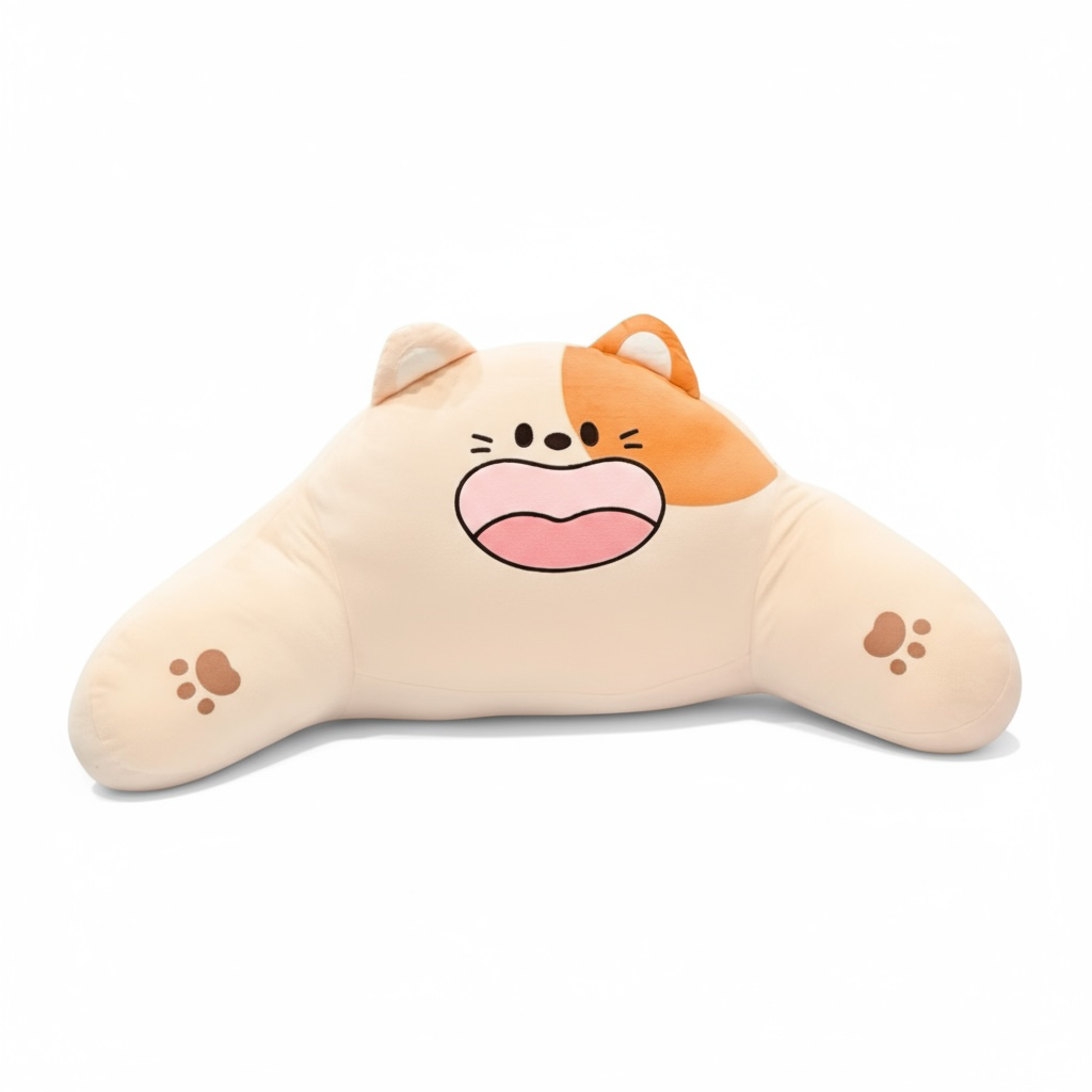 เบาะรองหลัง หมอนรองหลัง หมอนอิงตุ๊กตา สัตว์ยิ้มแฉ่ง