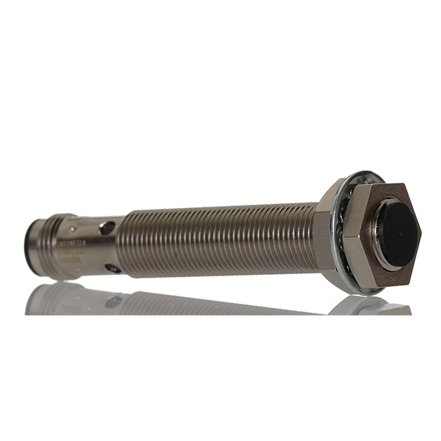 A&C-Omron Inductive Threaded Barrel Proximity Sensor, M12, 4 mm Detection, PNP NO, 12 to 24 V dc