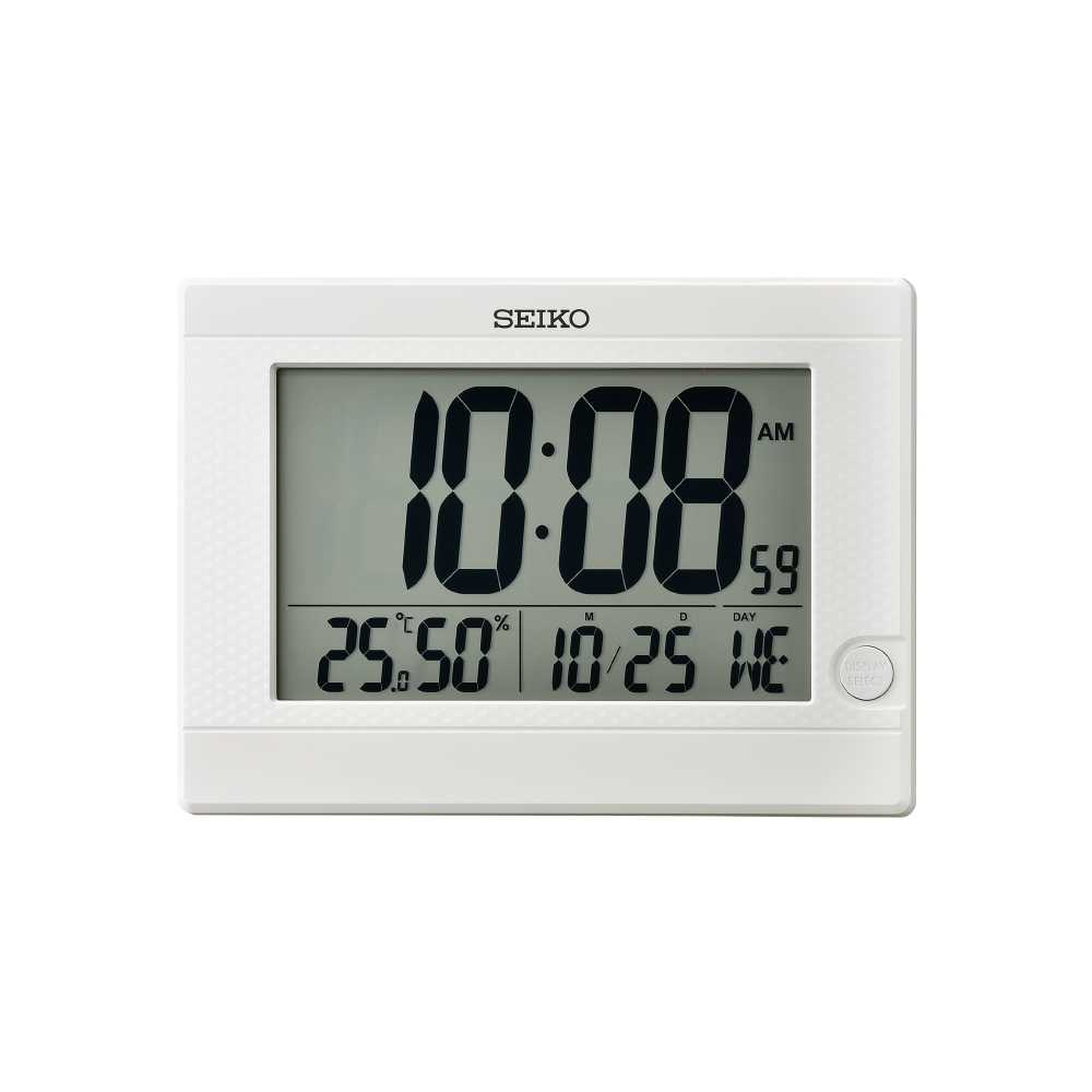 SEIKO CLOCKS นาฬิกาดิจิตอล รุ่น QHL089W ขนาด 5.9x8.2 นิ้ว