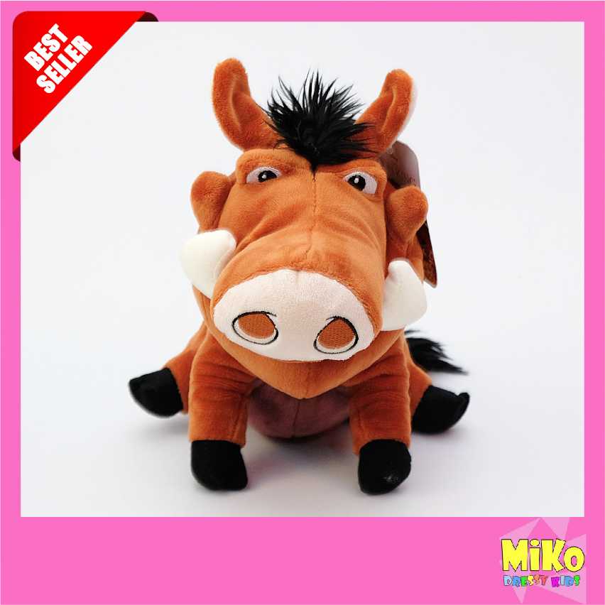 Disney ลิขสิทธิ์แท้ ตุ๊กตา หมูป่า พุมบ้า Pumbaa เพื่อน ซิมบ้า The Lion King เดอะไลอ้อนคิง