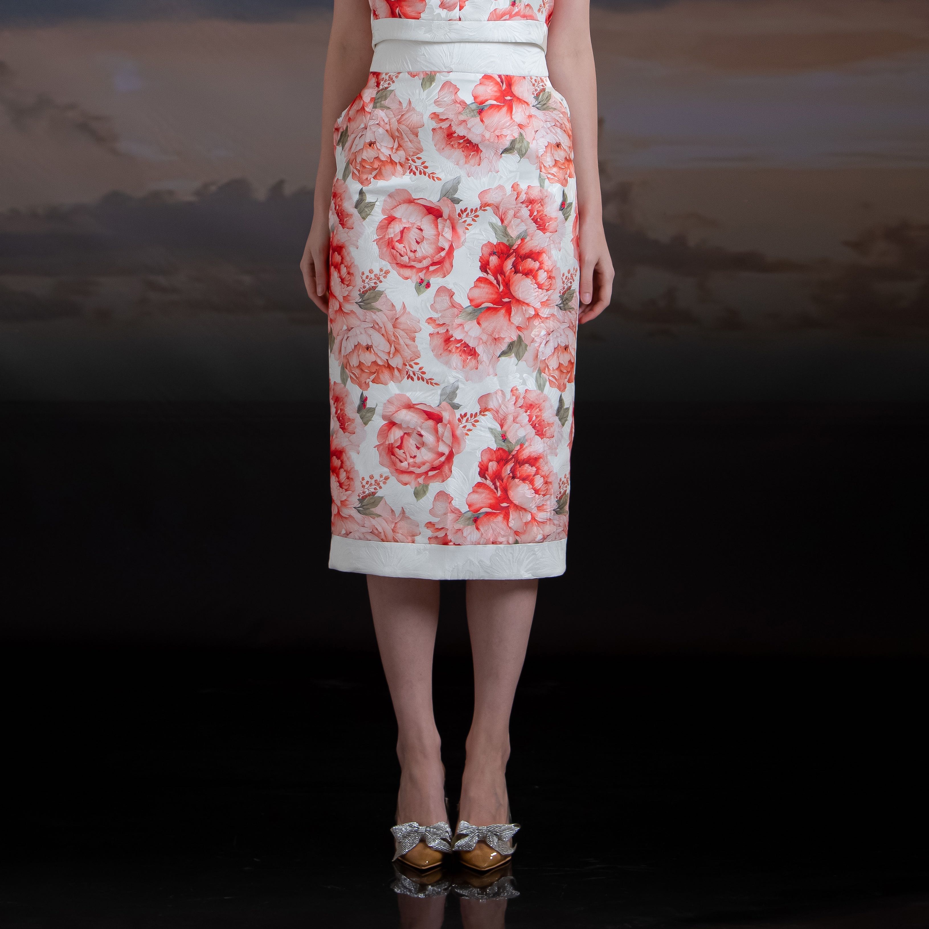Pencil Panels Skirt
