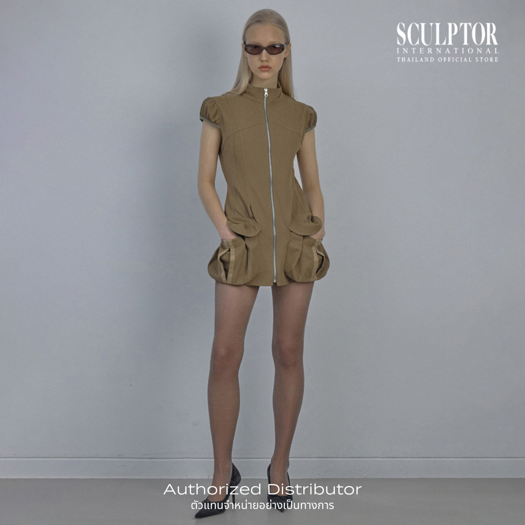 SCULPTOR® เดรส Cargo Zip-Up Dress