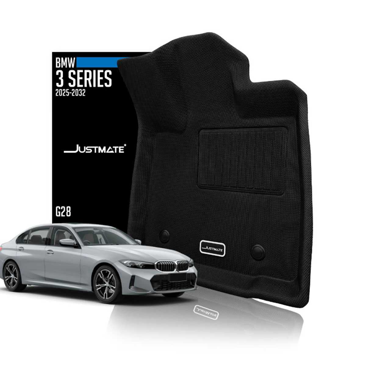 [JUSTMATE] BMW พรมปูพื้นรถยนต์ 3 SERIES G28 2021 - 2027  320Li/330Li