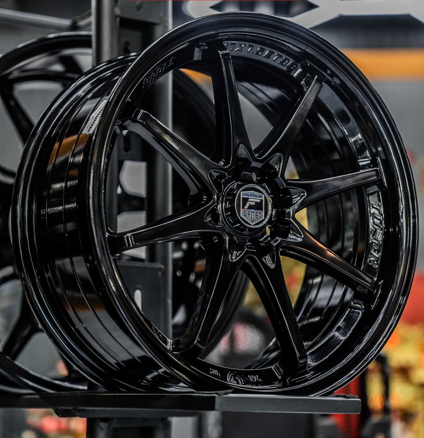 แม็กซ์ TUNERSPORT(9945) 17X7.5 8X100 ET38 CB.73.1 DEEP-BLACK (สีดำพิเศษ)Custom