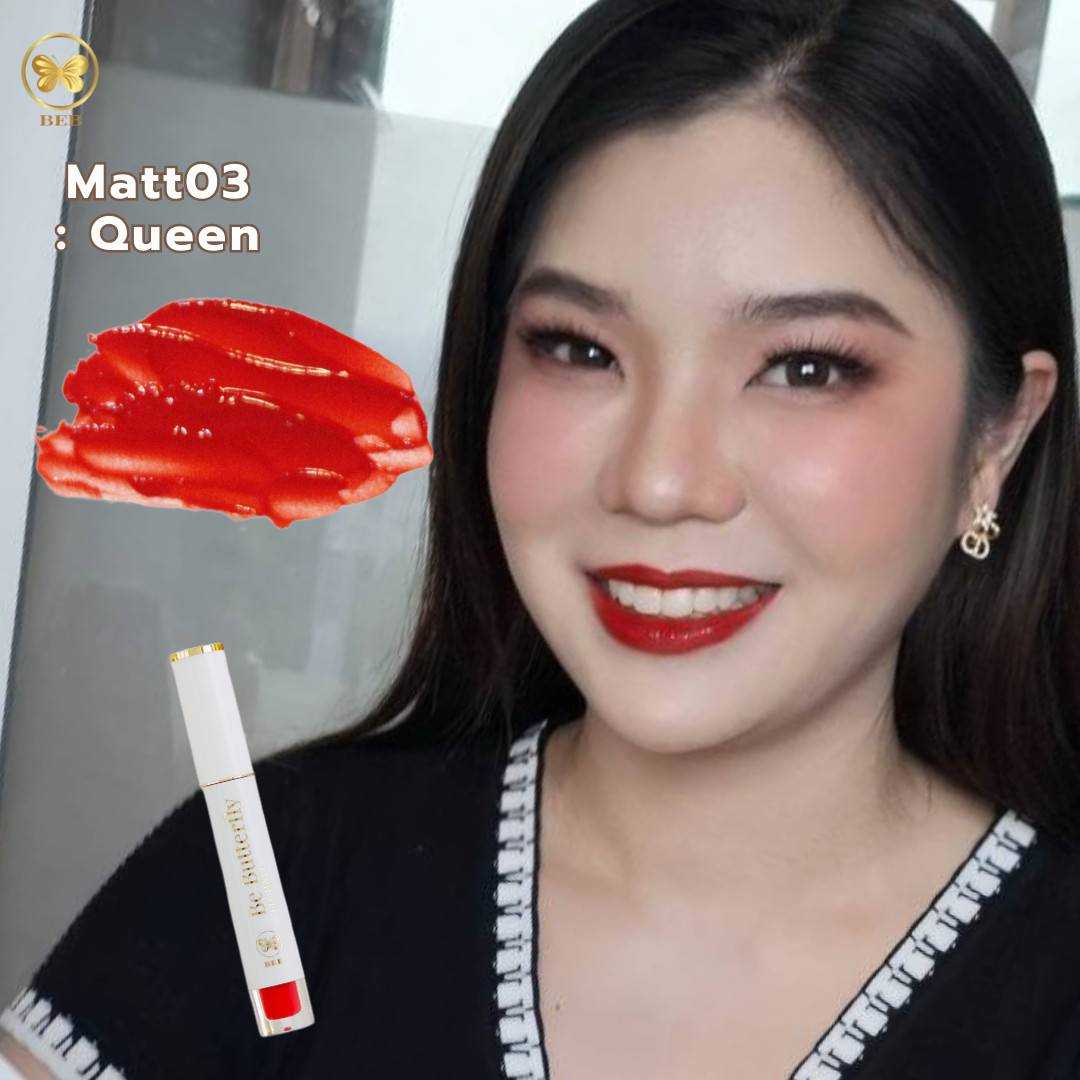 BEB BE BUTTERFLY LIP MATT ลิป แมตต์ #M03 Queen