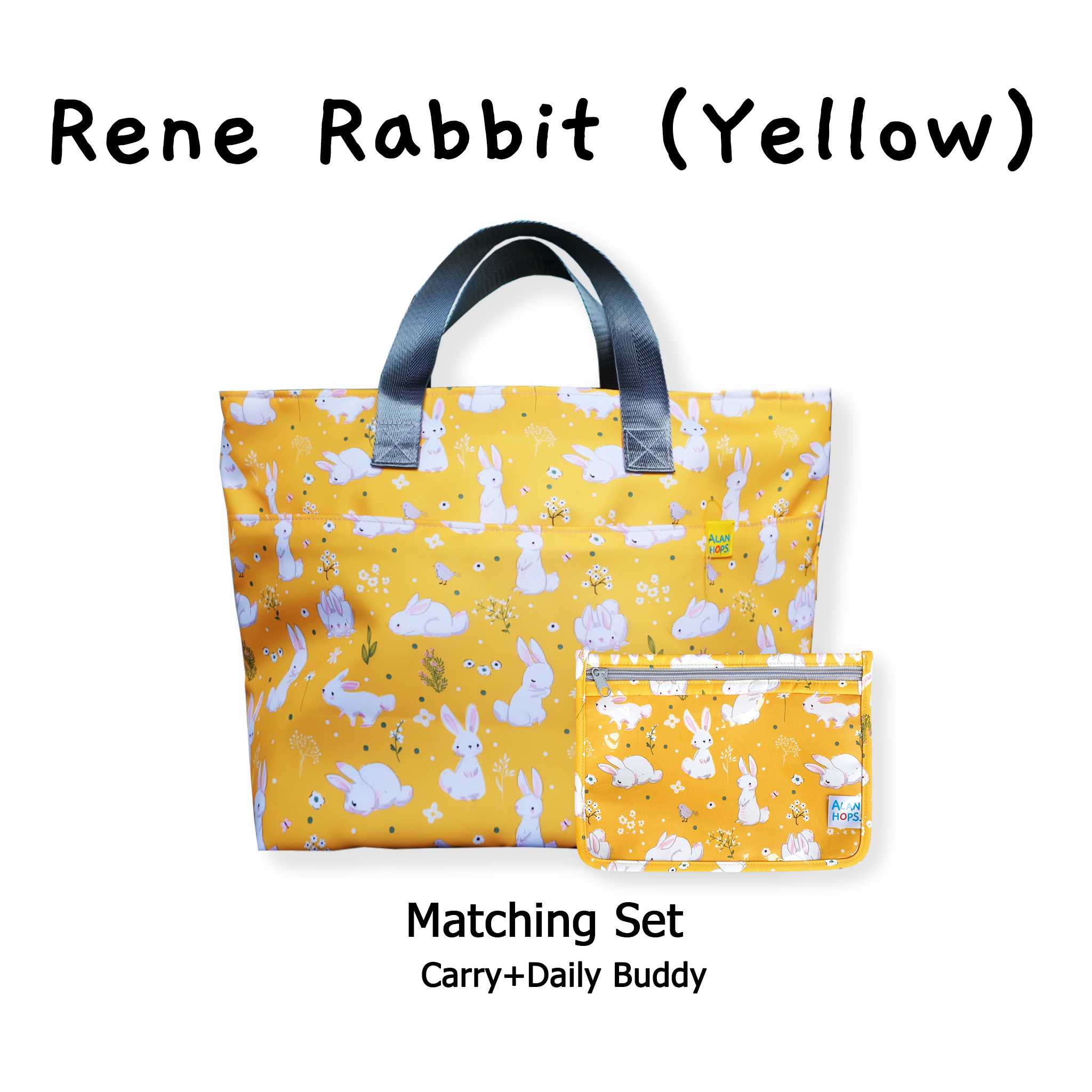 Set: Rene Rabbit (Yellow) (carry+daily)
