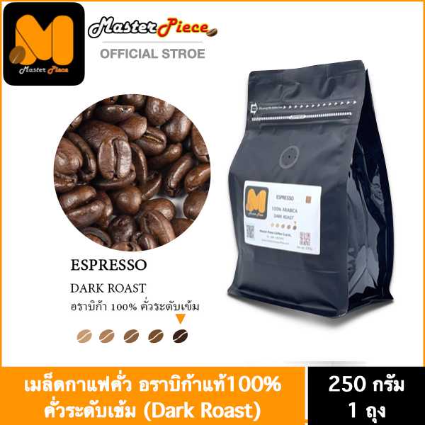 เมล็ดกาแฟคั่ว สูตร Espresso (เข้มมาก)