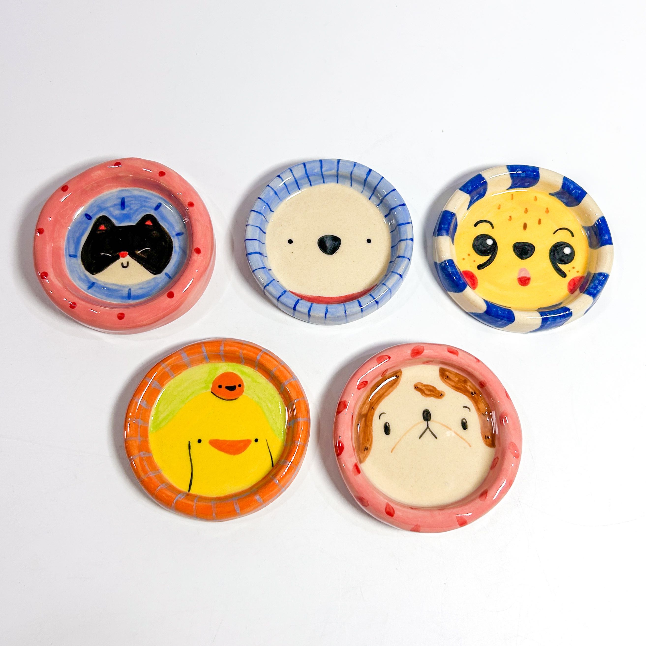 Coaster 🐈‍⬛🐹🐯🐥🐶 ที่รองแก้ว