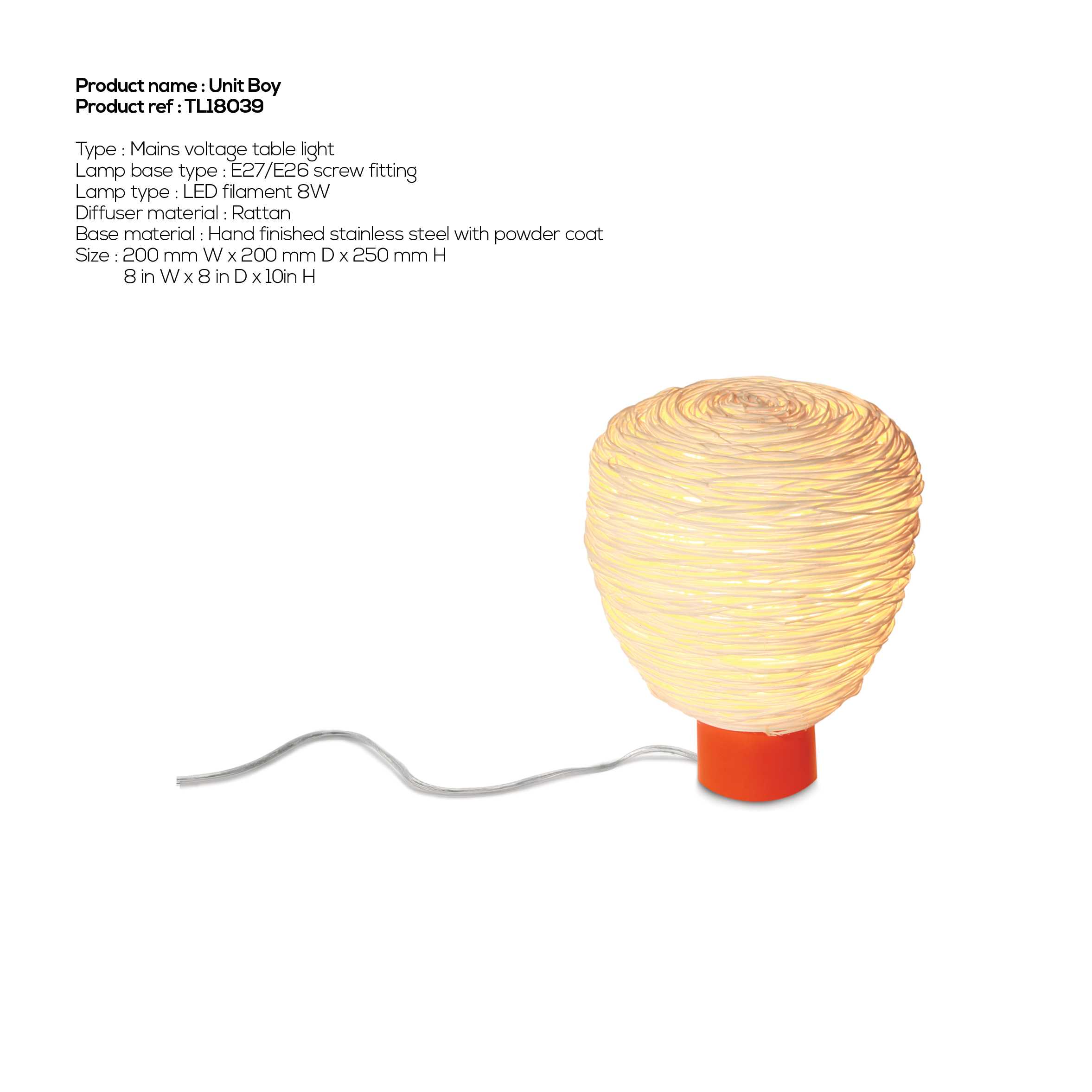 Unit Boy (Table light)