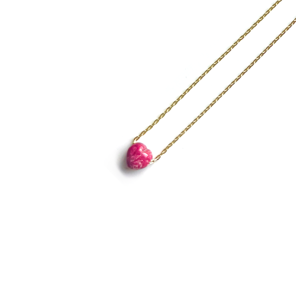 BABY HEART NL (rhodonite )