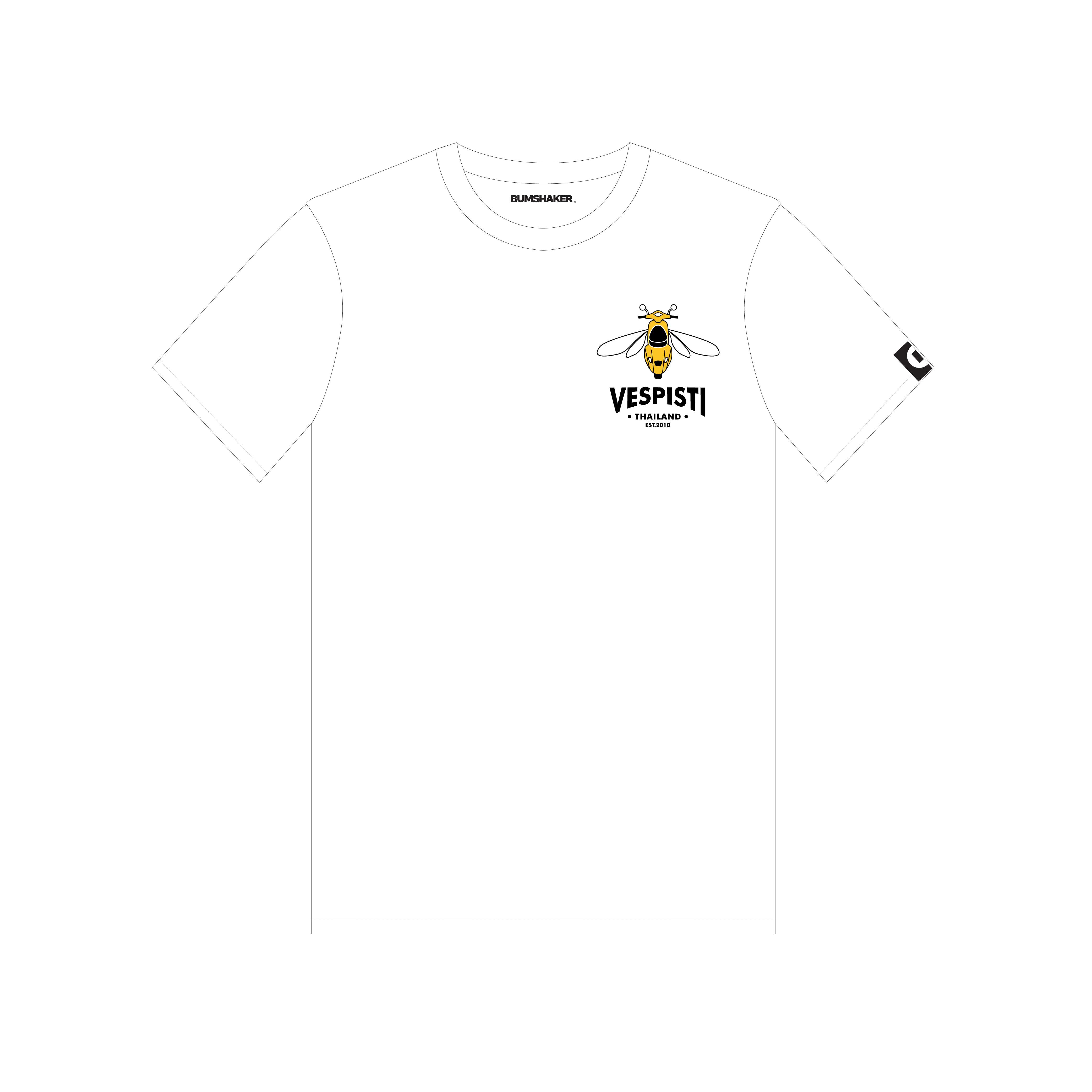 VESPISTI T-SHIRT GEAR (WHITE)