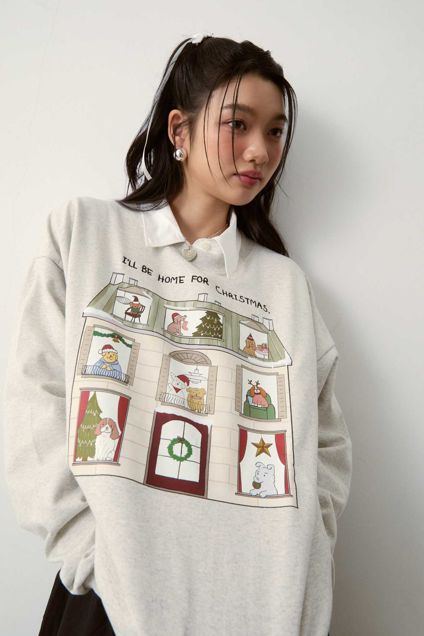 Annual Christmas 2024 Sweater เสื้อ sweater วาดลายเส้นโดย Thai Designer