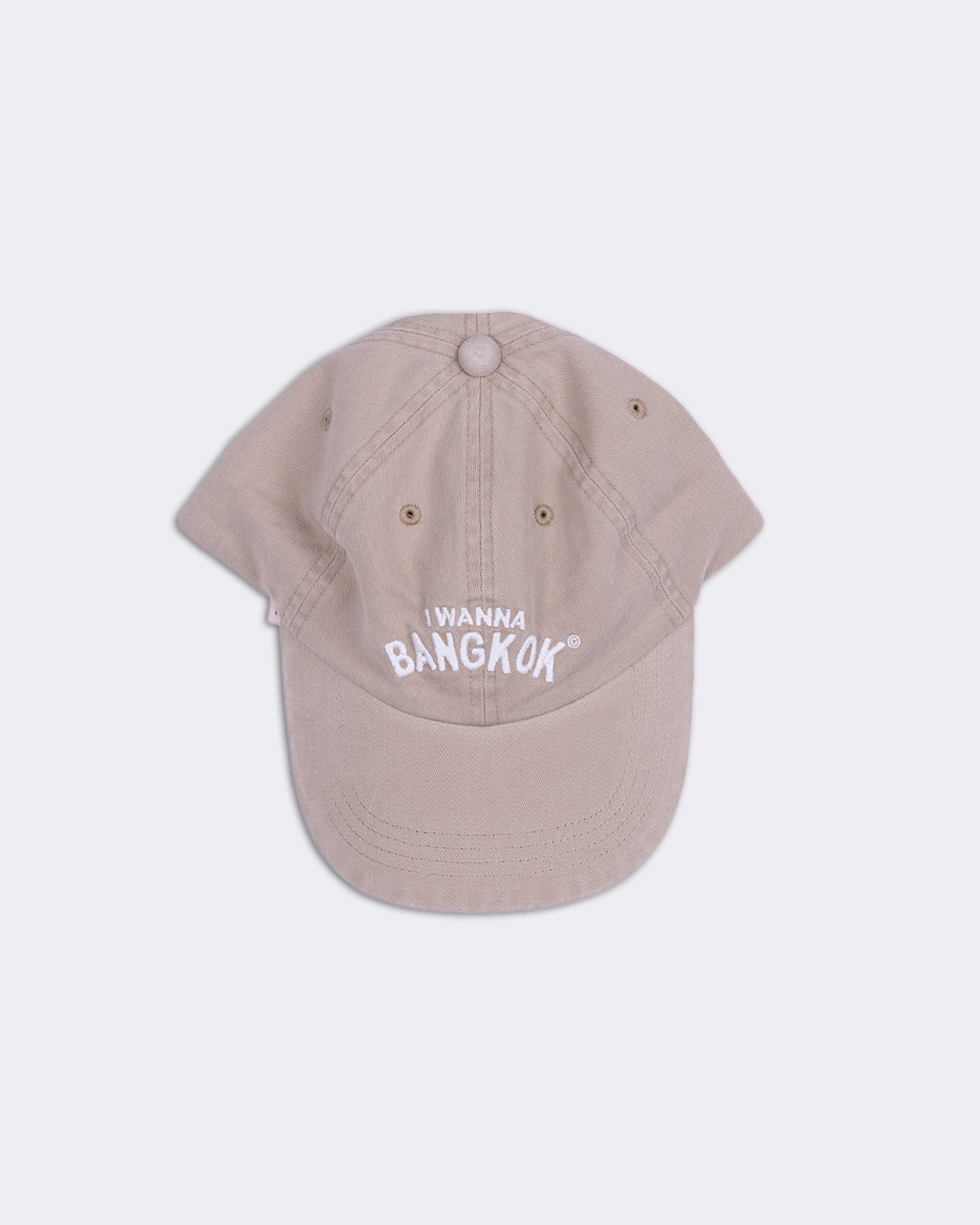 Beige Washed Cap