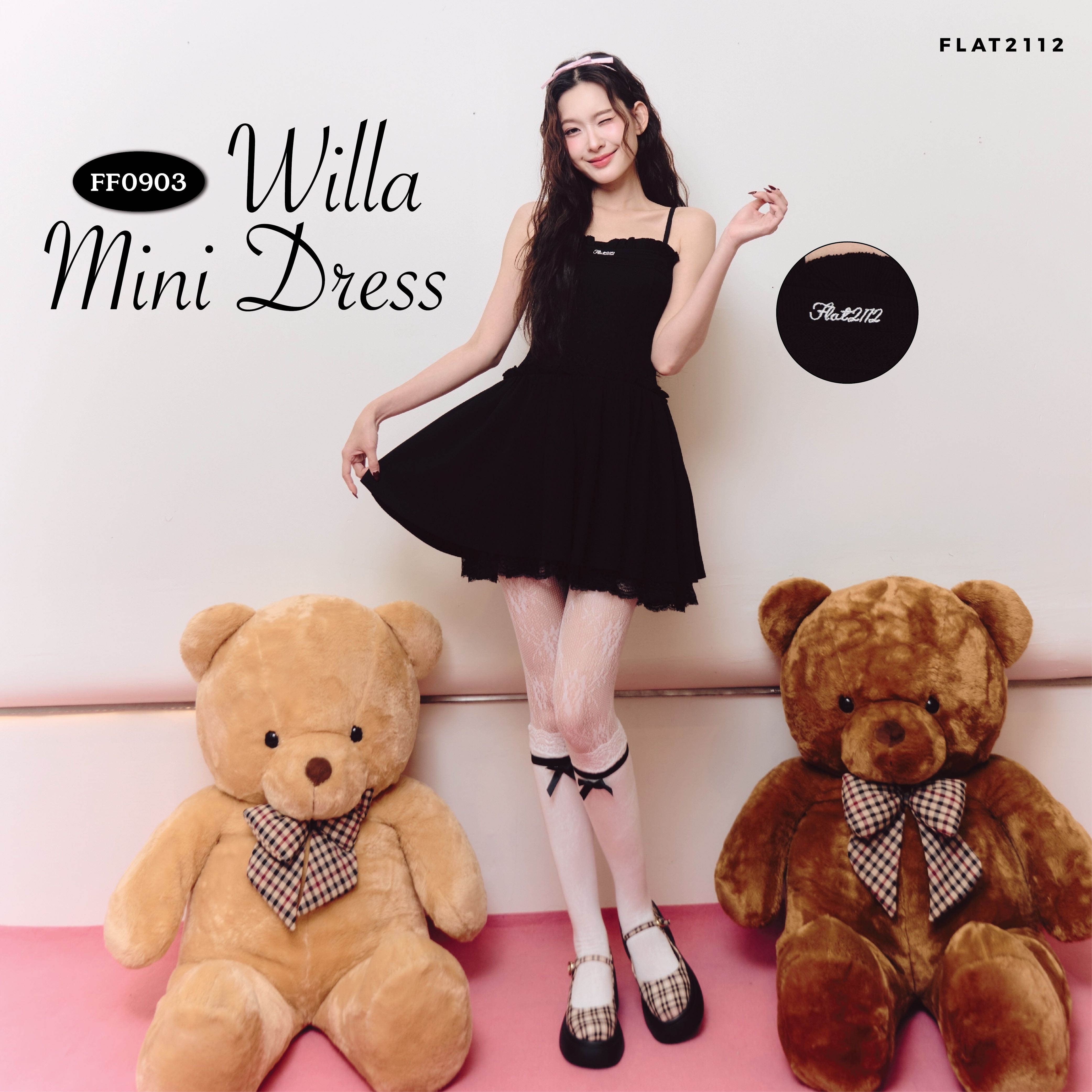 FLAT2112 FF0903 : WILLA MINI DRESS