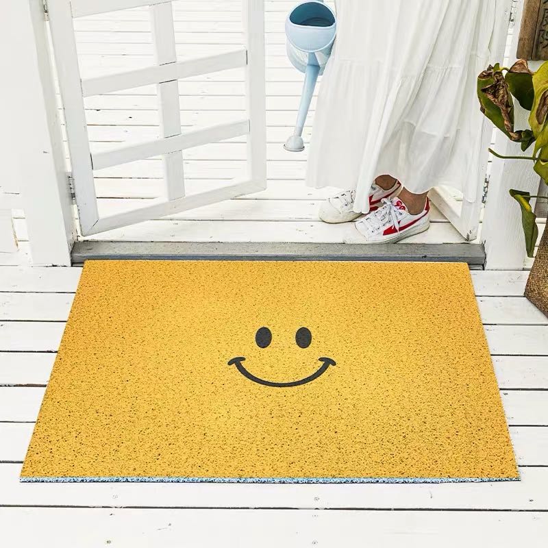 [พร้อมส่ง]พรมดักฝุ่นsmiley☺️🌈🌟