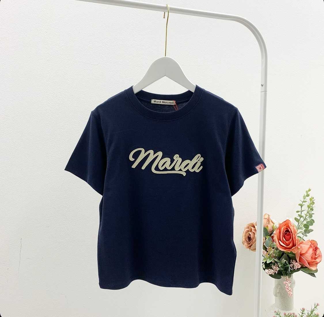 Mardi Slim Logo T-Shirt (Navy)