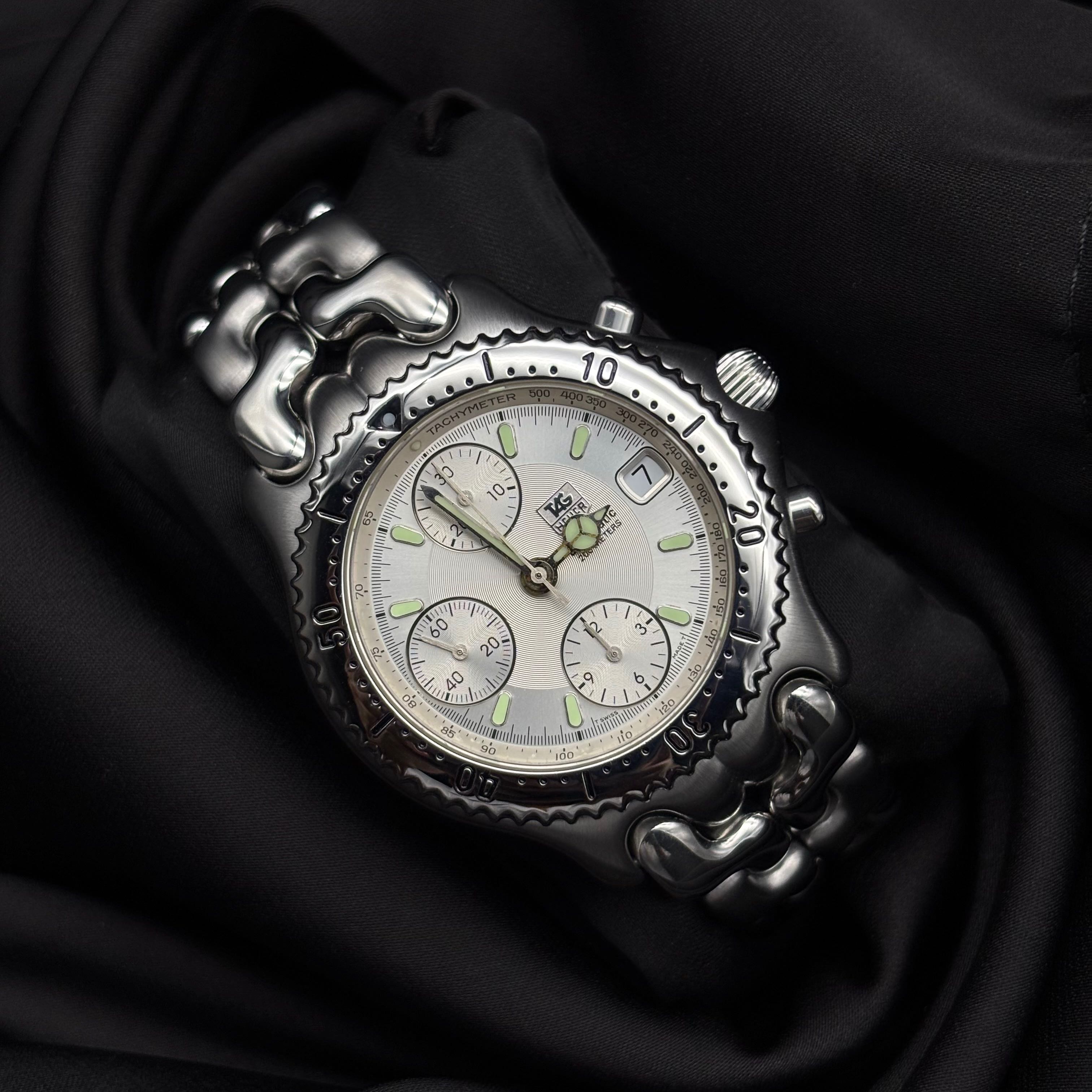 Tag Heuer King ก้างปลา วงแหวน จับเวลา Auto