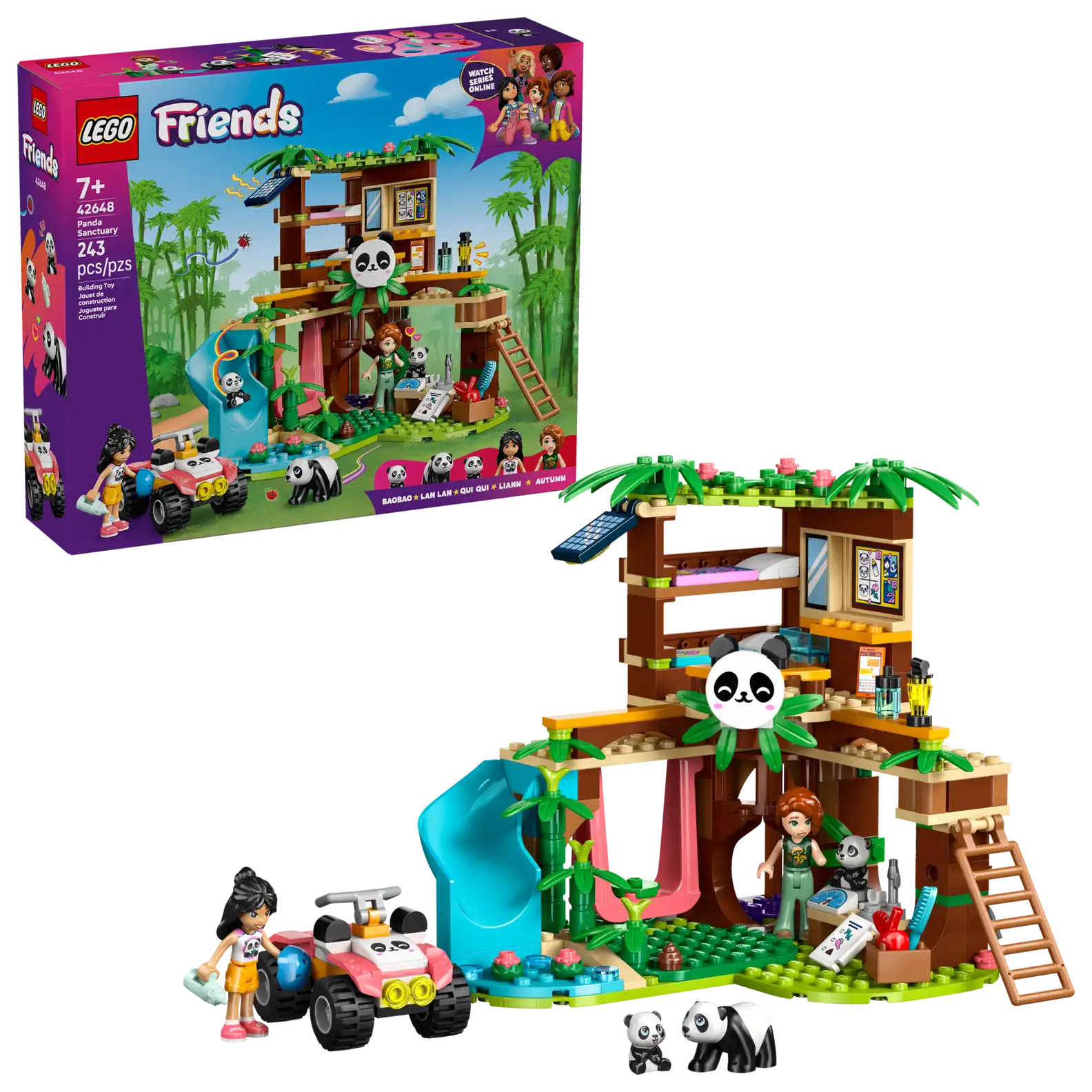 LEGO 42648 Panda Sanctuary Animal Care(สินค้าซื้อแล้วไม่รับเปลี่ยนคืน)