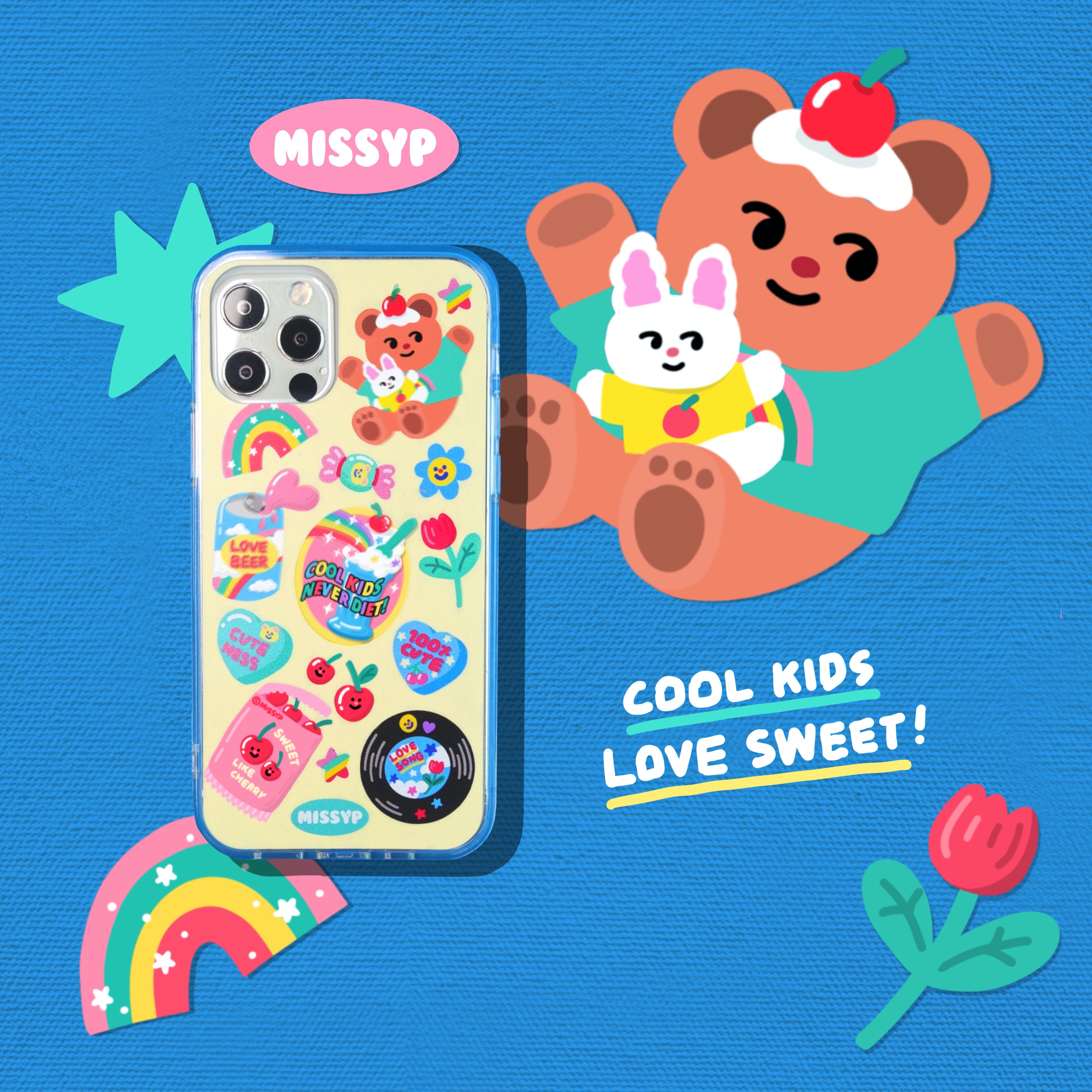 PRE-BUMPER CASE COOL KIDS LUV SWEET