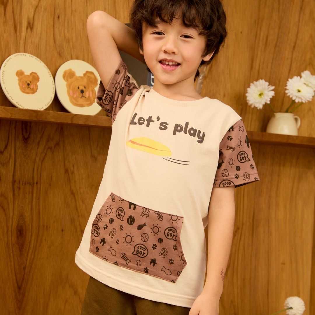 e'clat เสื้อแขนสั้้นเด็กชาย  SKU-9044