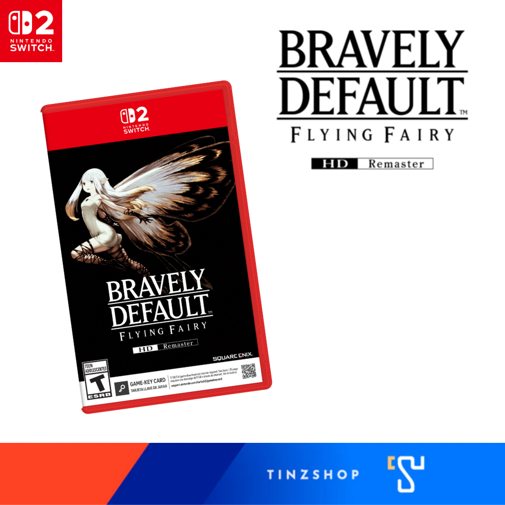 Nintendo Switch 2 Game BRAVELY DEFAULT FLYING FAIRY HD Remaster Zone Asia / English
