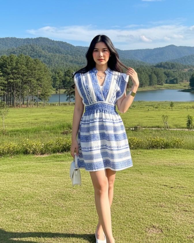 #bjblueDress240324 (950THB)