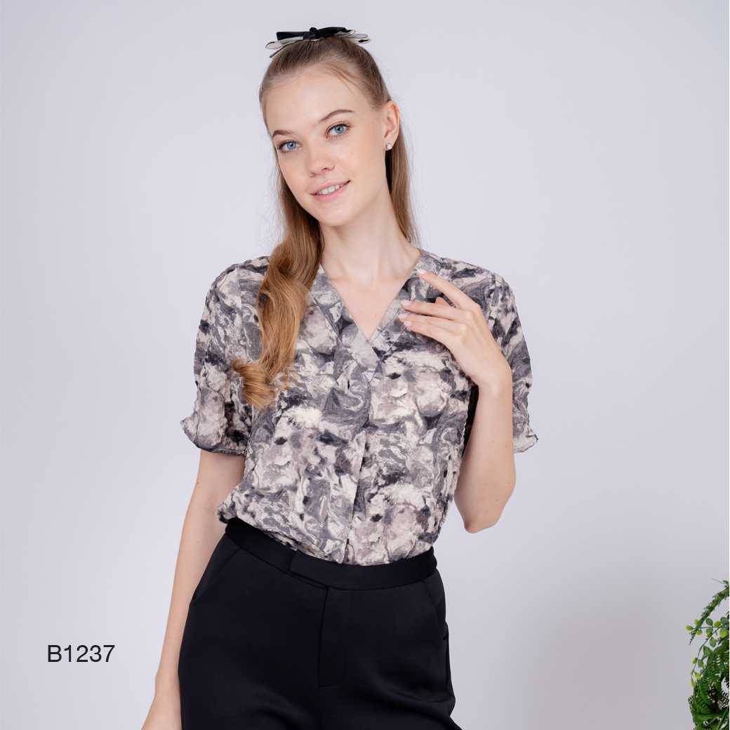 B1237-พีชสกินiu-เทา