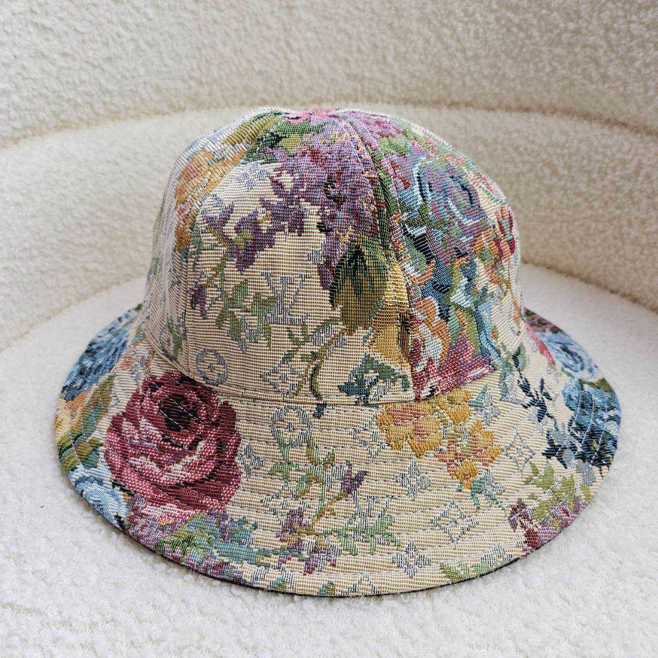 Unused หมวกทรงบักเกต Louis Vuitton Tapestry Reversible Bucket Hat Multicolor Size 58