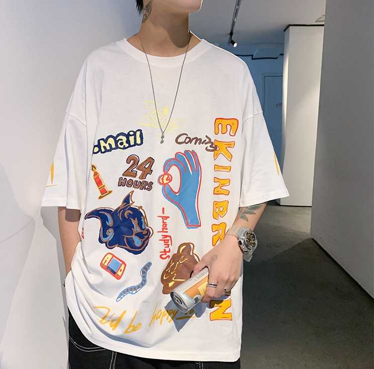 G038 🌏🌠 เสื้อยืดคอกลม อวกาศ NASA 🌠🌏